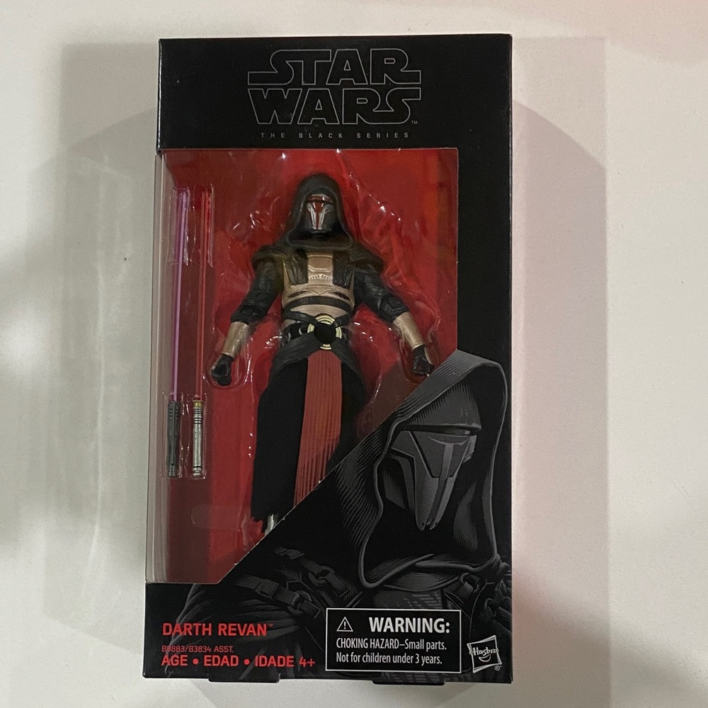 Star Wars Darth Revan Figure - Black, Red, Gold